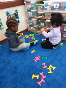 Creative play with H-shaped stackers