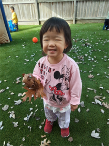 Toddler: Enjoying the outdoors on a beautiful day