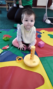 Mat play in Infant 1